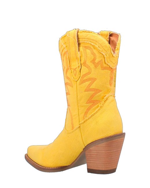 Dingo Yellow Y'all Need Dolly Western Boot