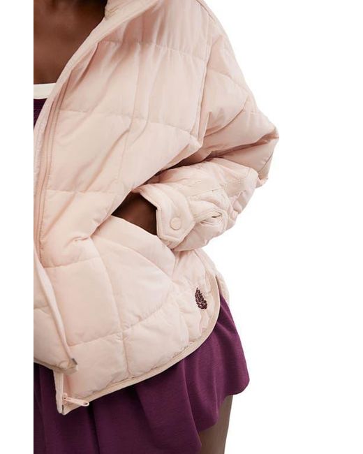 Free People Purple Fp Movement Pippa Packable Puffer Jacket