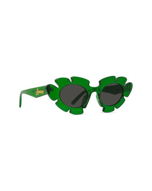 Loewe Green X Paula's Ibiza 47mm Cat Eye Sunglasses