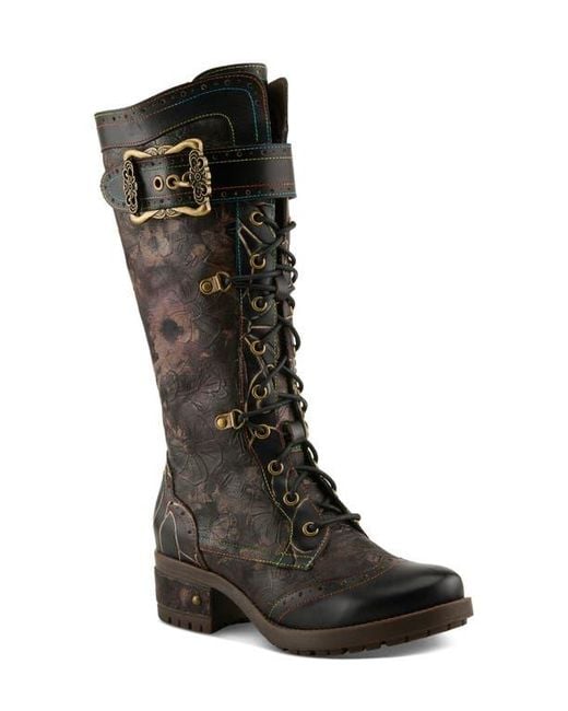 Spring Step Black Kisha Fall Knee High Boot