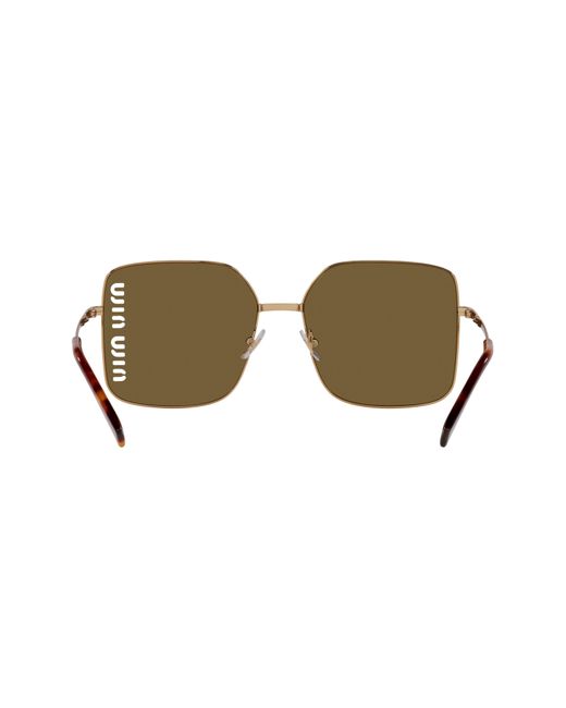 Miu Miu Multicolor 60mm Square Sunglasses