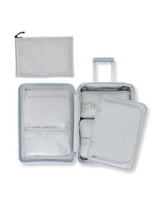 Samsonite Blue Elevation Plus Global 22 Carry On Luggage