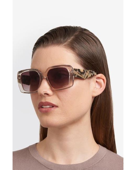 Missoni Brown 55Mm Gradient Rectangular Sunglasses