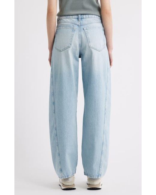 Boss Blue High Waist Balloon Leg Jeans