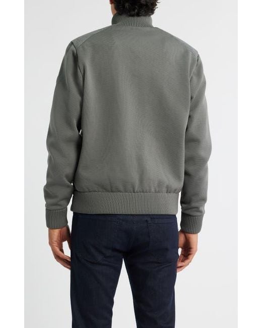Save The Duck Gray Gio Mixed Media Hybrid Jacket for men