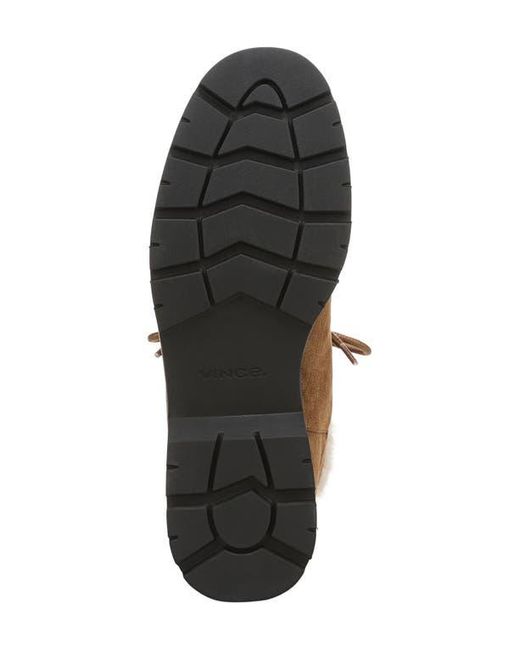 Vince Brown Sierra Genuine Shearling Boot