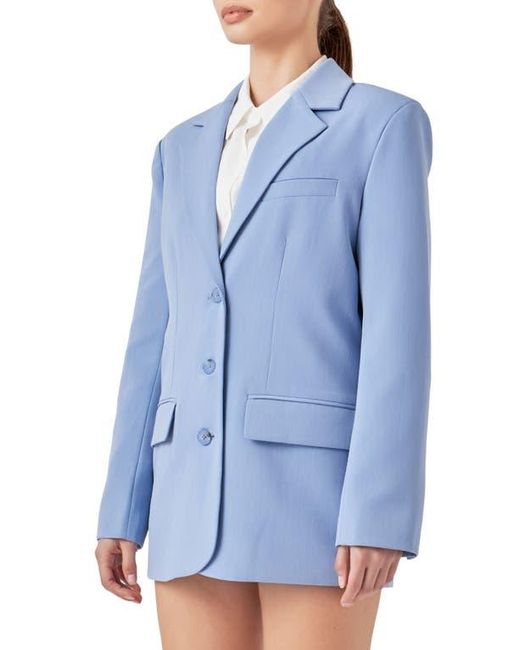 Endless Rose Blue Suit Blazer