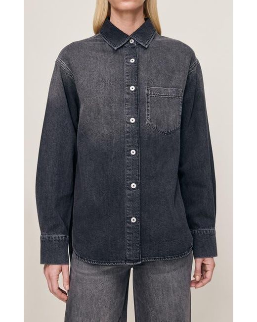DL1961 Blue Faye Denim Shirt