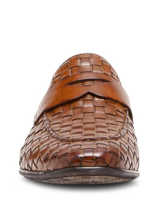 NWOT. Steve Madden Playa Tan Woven Leather Loafers. Cowskin Lining. Steve Madden Playa Loafer - Free Shipping | DSW main image 2