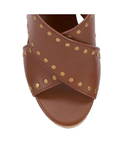 Vince Camuto Brown Ellna Platform Wedge Sandal