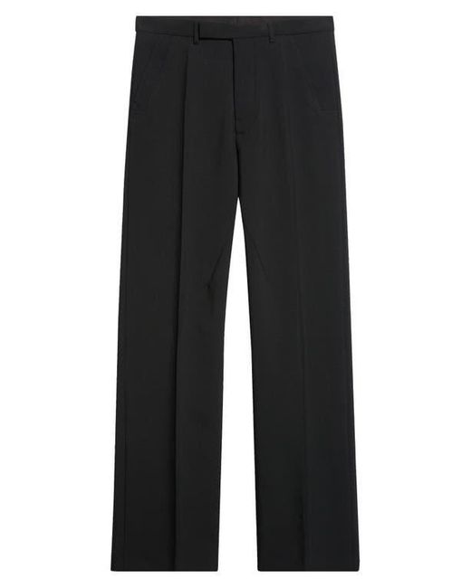 Rick Owens Black Tailored Geth Wide Leg Virgin Wool Pants for men