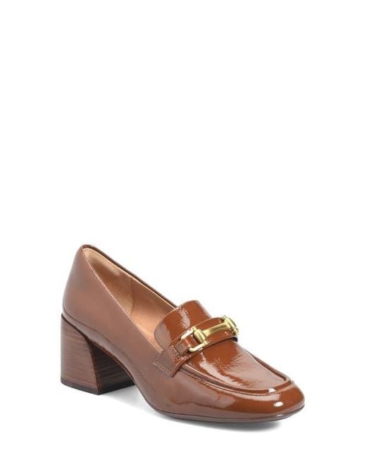 Söfft Brown Casandra Bit Loafer Pump