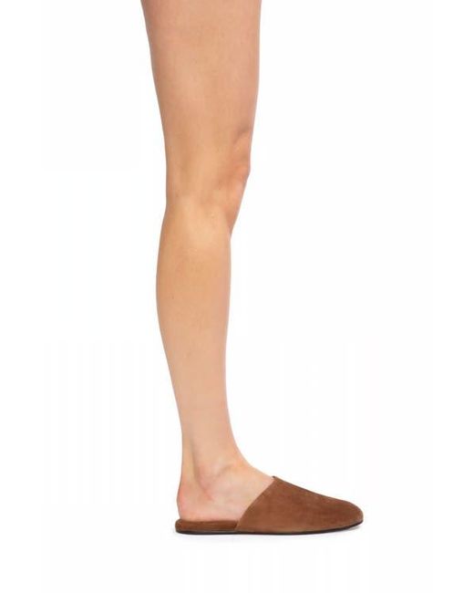 Black Suede Studio Brown Shiloh Mule
