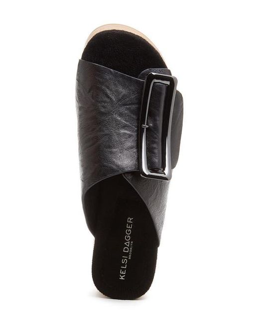 Kelsi Dagger Brooklyn Black Dover Platform Sandal