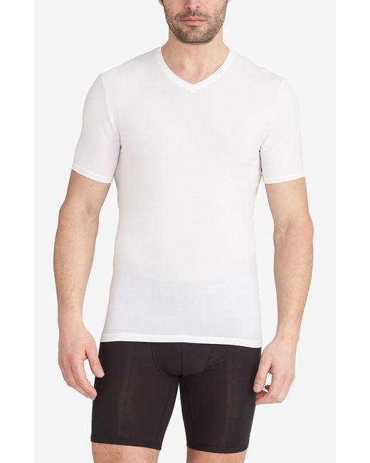 Tommy John 2pack Second Skin Stay Tucked High Vneck Undershirt in