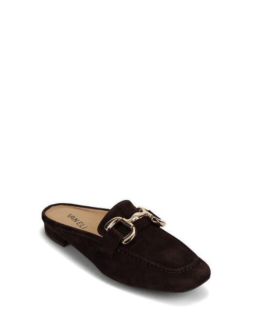 Vaneli Black Shaine Loafer Mule