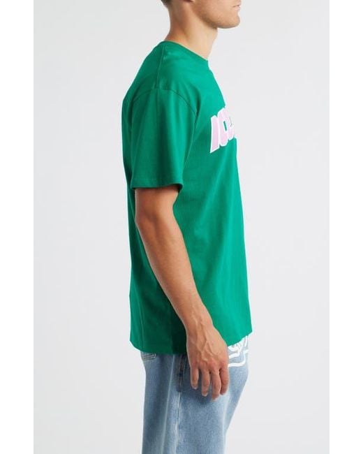 ICECREAM Green Vanilla Graphic T-Shirt for men
