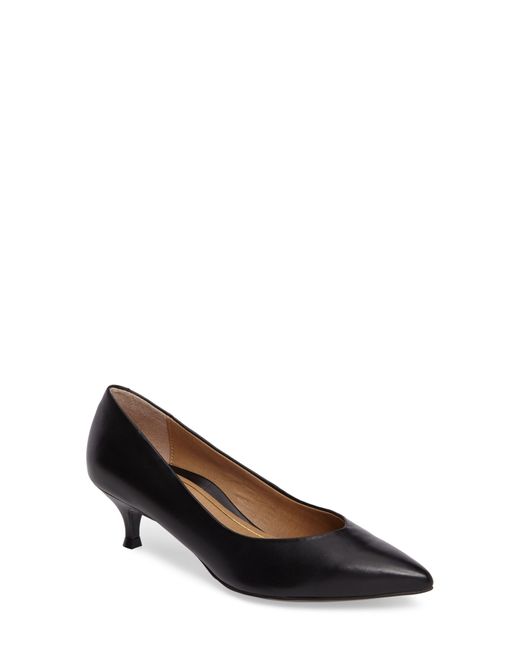 ladies black leather shoes size 9