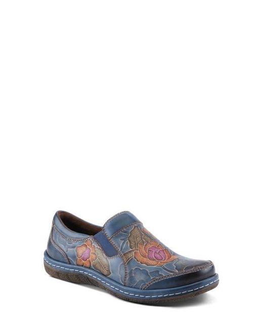Spring Step Blue Annawan Loafer