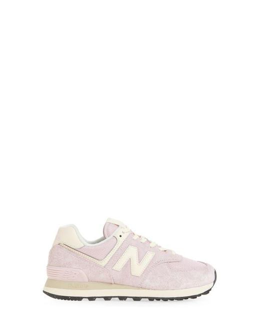 New Balance White 574 Sneaker