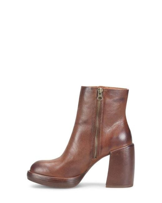Kork-Ease Brown Aime Platform Bootie