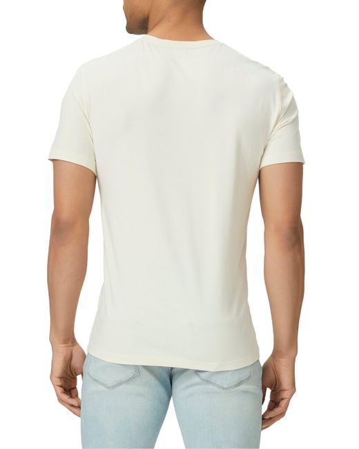 PAIGE White Cash Crewneck T-shirt for men