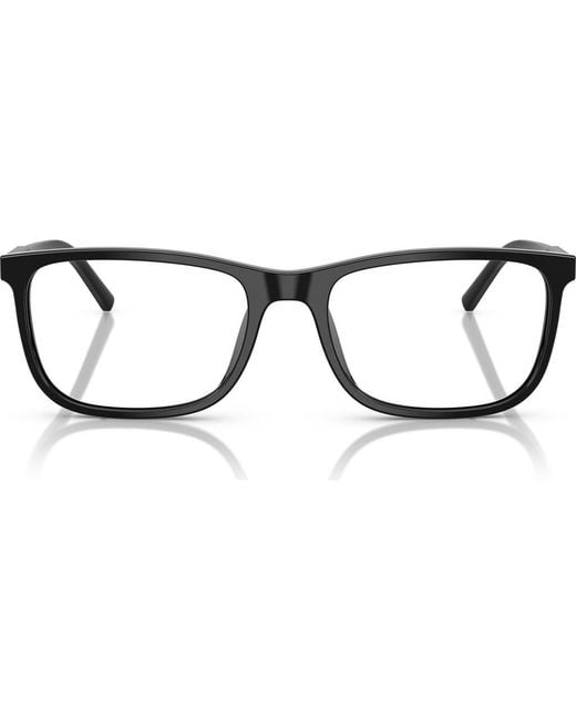 Dolce & Gabbana Brown 55Mm Rectangular Optical Glasses for men
