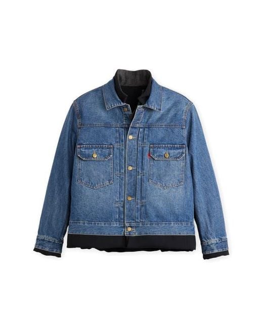 Sacai Gender Inclusive Levi's Denim X Matelassé Twill Reversible