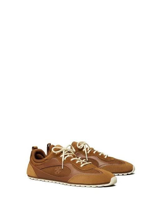 Tory Burch Brown Field Sneaker