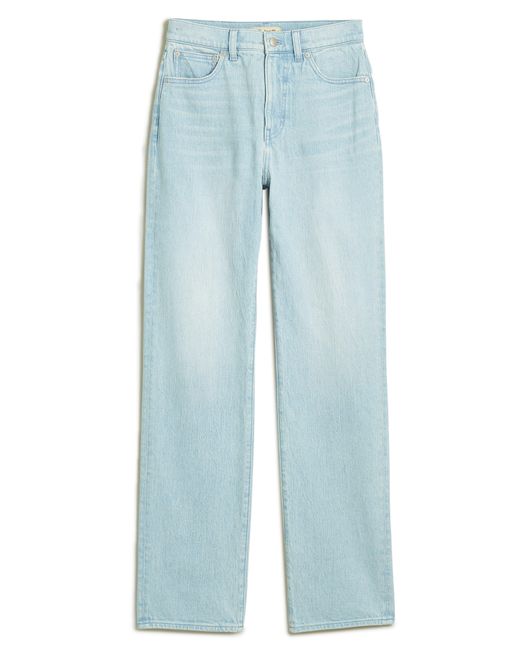 Madewell Blue '90s Straight Leg Jeans
