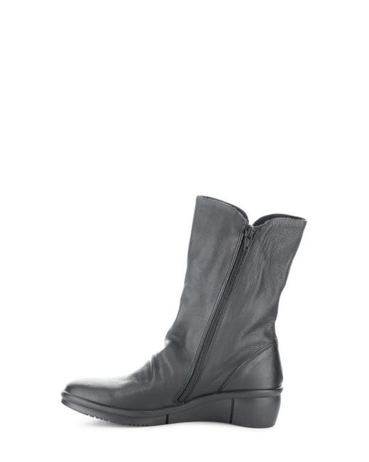 Softinos Black Rott Wedge Boot