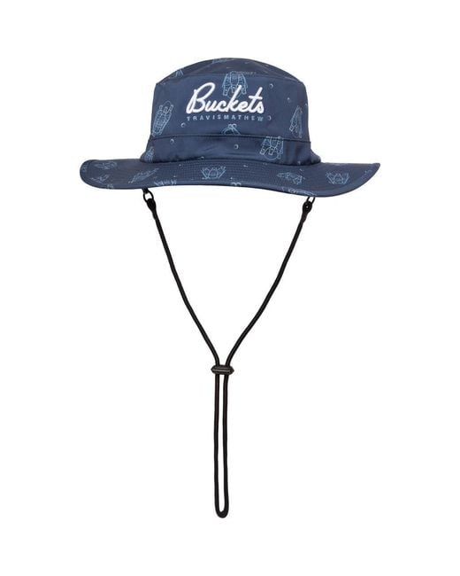 Travis Mathew Blue First Edition Bucket Hat for men
