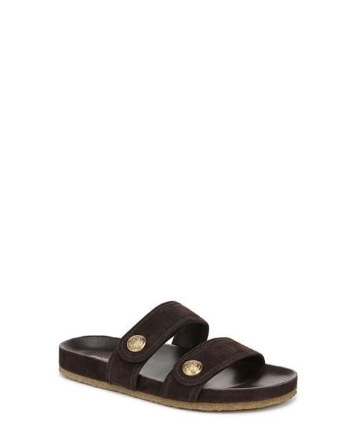 Veronica Beard Black Percey Slide Sandal