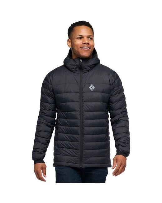 Black Diamond Blue Access Down Hooded Jacket for men