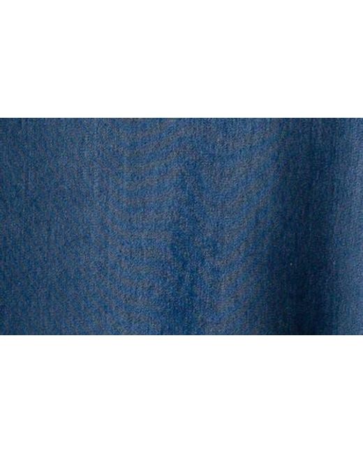 PIETRO BRUNELLI MATERNITY Blue Chambray Button-Up Maternity Shirt