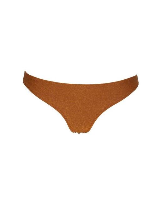 B. Swim Brown Low-Tide Hipster Bikini Swim Bottoms