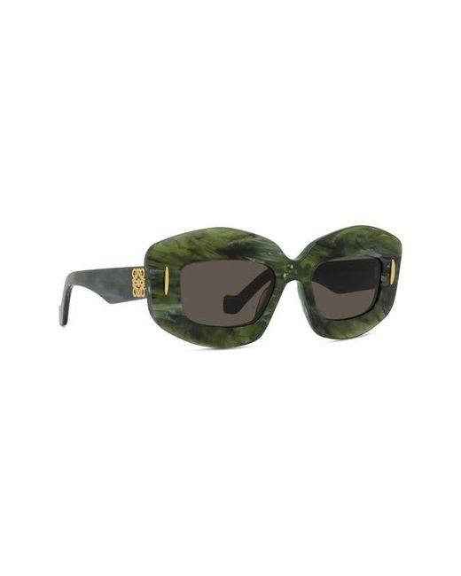 Loewe Green Screen 49Mm Rectangular Sunglasses