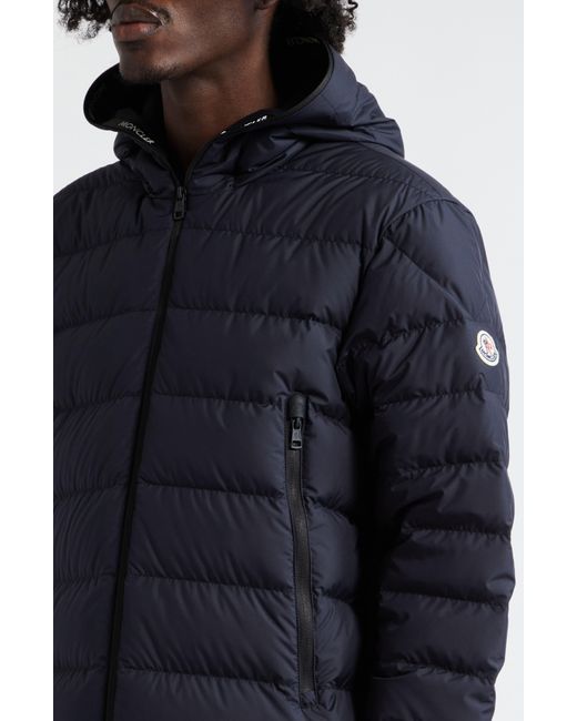 Moncler Black Chambeyron Quilted Down Jacket for men