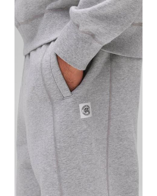 Reigning Champ Gray Brushed Fleece '97 Relaxed Sweatpant for men