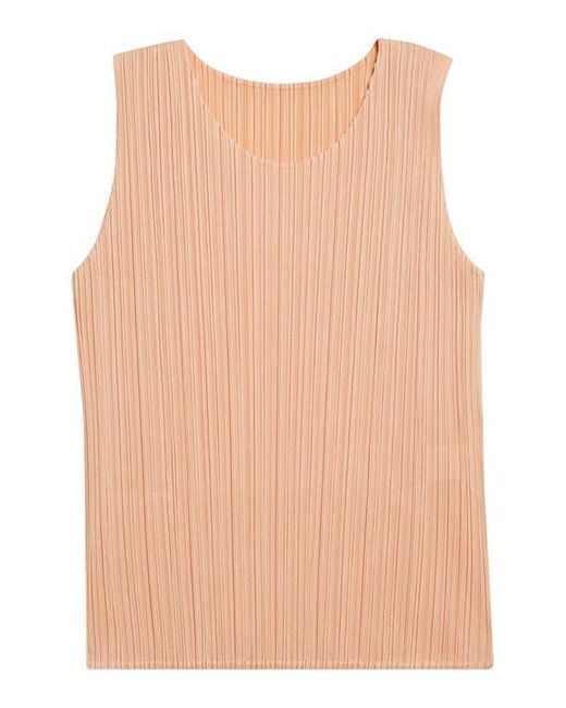 Pleats Please Issey Miyake Natural Monthly Colors August Pleated Shell