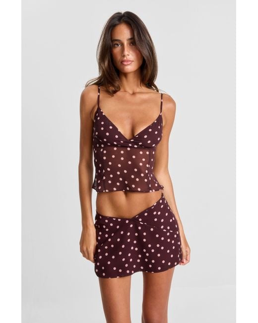 Sasha Therese Red Tilly Cami