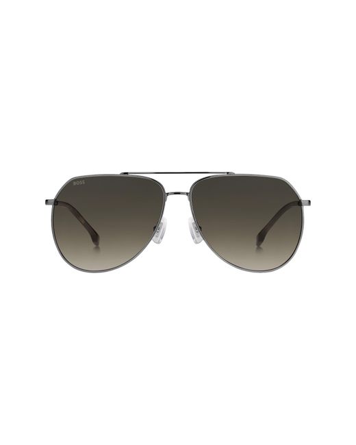 Boss Multicolor 61mm Aviator Sunglasses for men