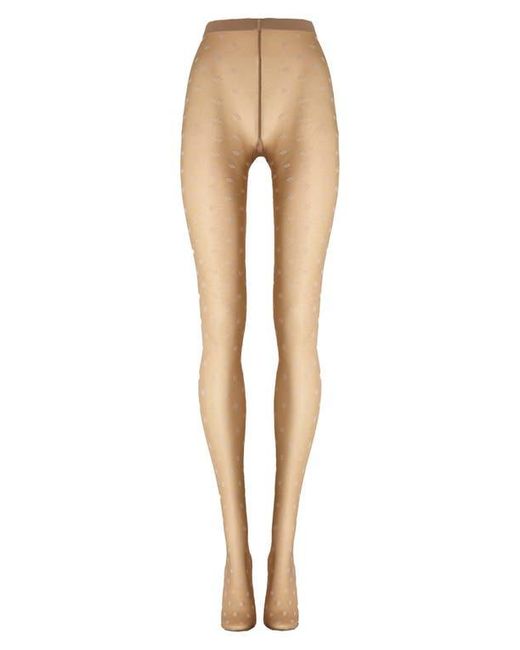 Wolford Natural Daisy Sheer Tights