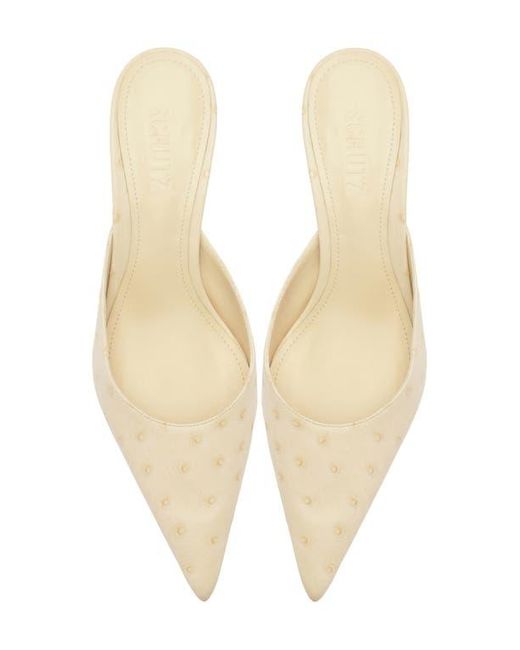 SCHUTZ SHOES Natural Julie Pointed Toe Mule