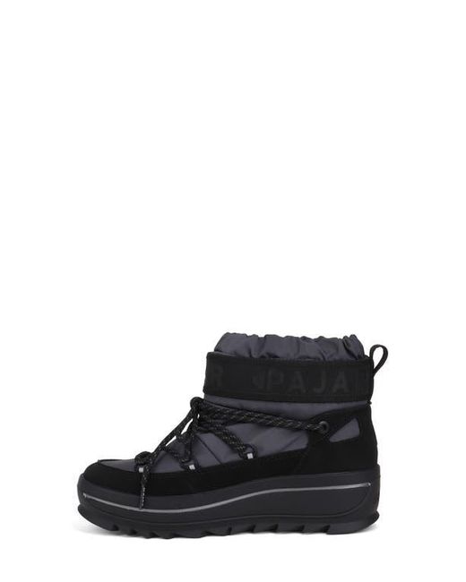 Pajar Black Galaxy Mini Waterproof Platform Ankle Bootie