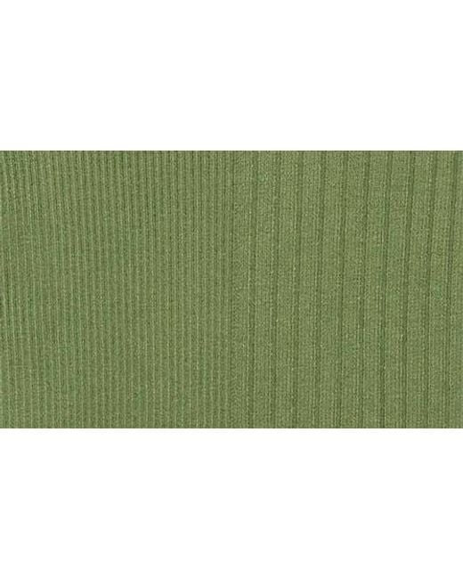 DELUC Green Nate Funnel Neck Sweater