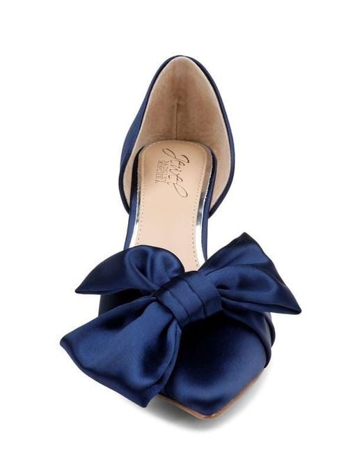 Badgley Mischka Blue Sidney Pointed Toe D'Orsay Pump