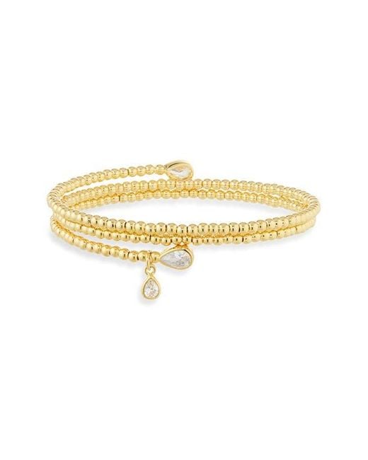 Nordstrom Multicolor Cubic Zirconia Coil Bracelet