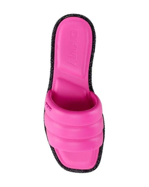 DKNY Pink Slide Sandal