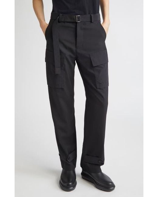 Sacai Black Suiting Cargo Pants